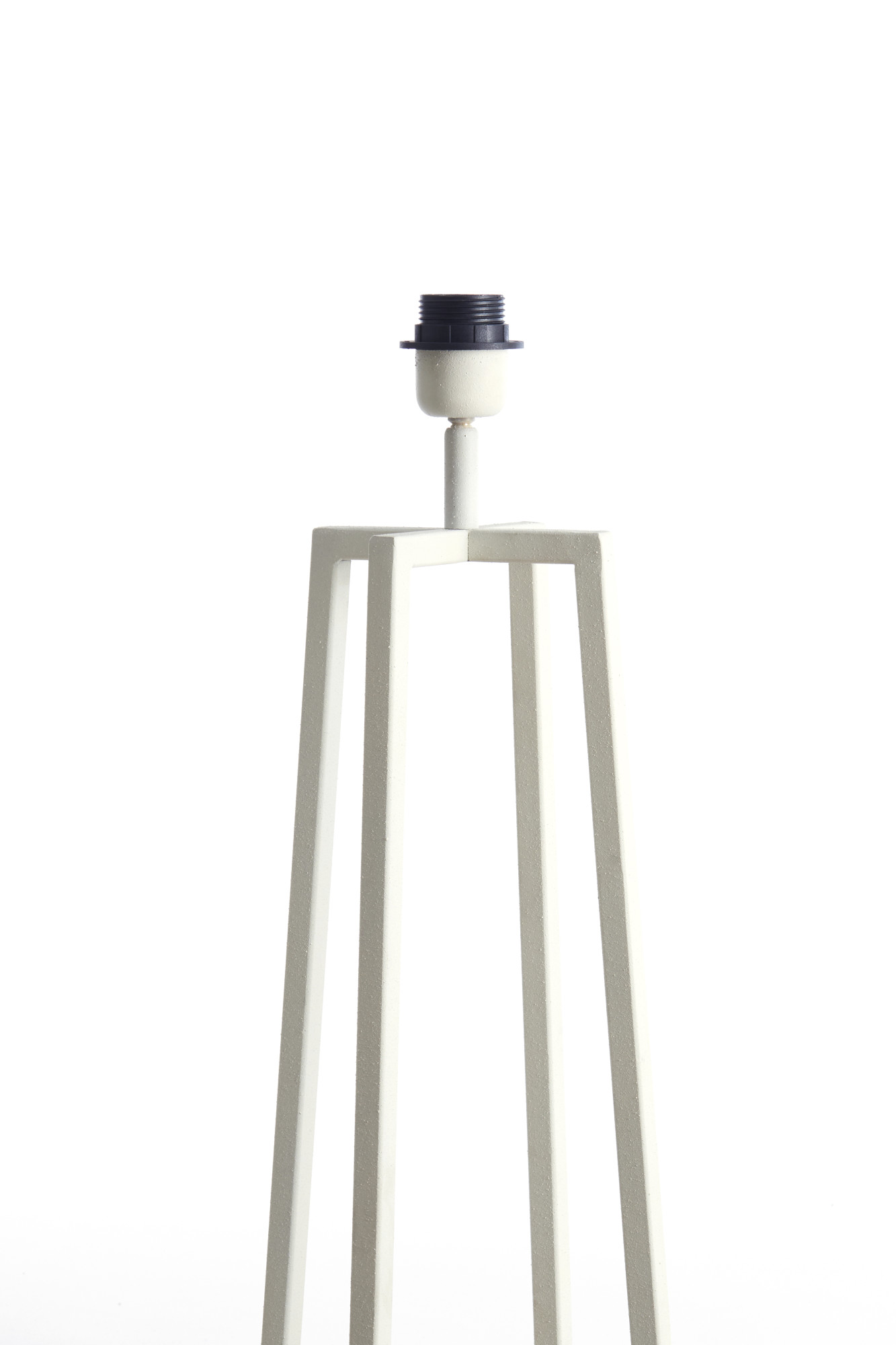 Pied de lampe moderne métal blanc Light & Living Miley – Image 4