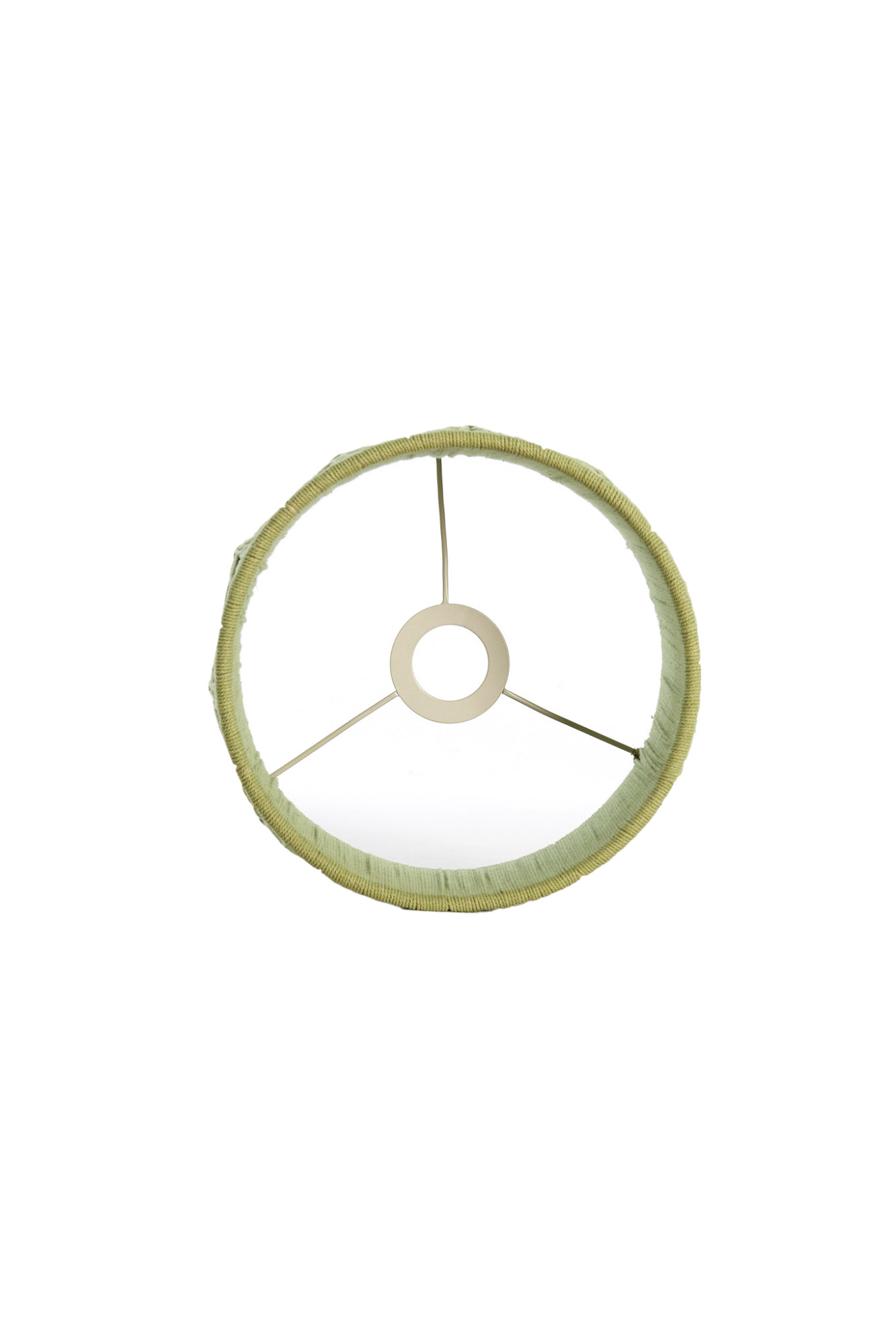 Abat-jour vert en forme de cylindre en tissu Light & Living Hannah – Image 6