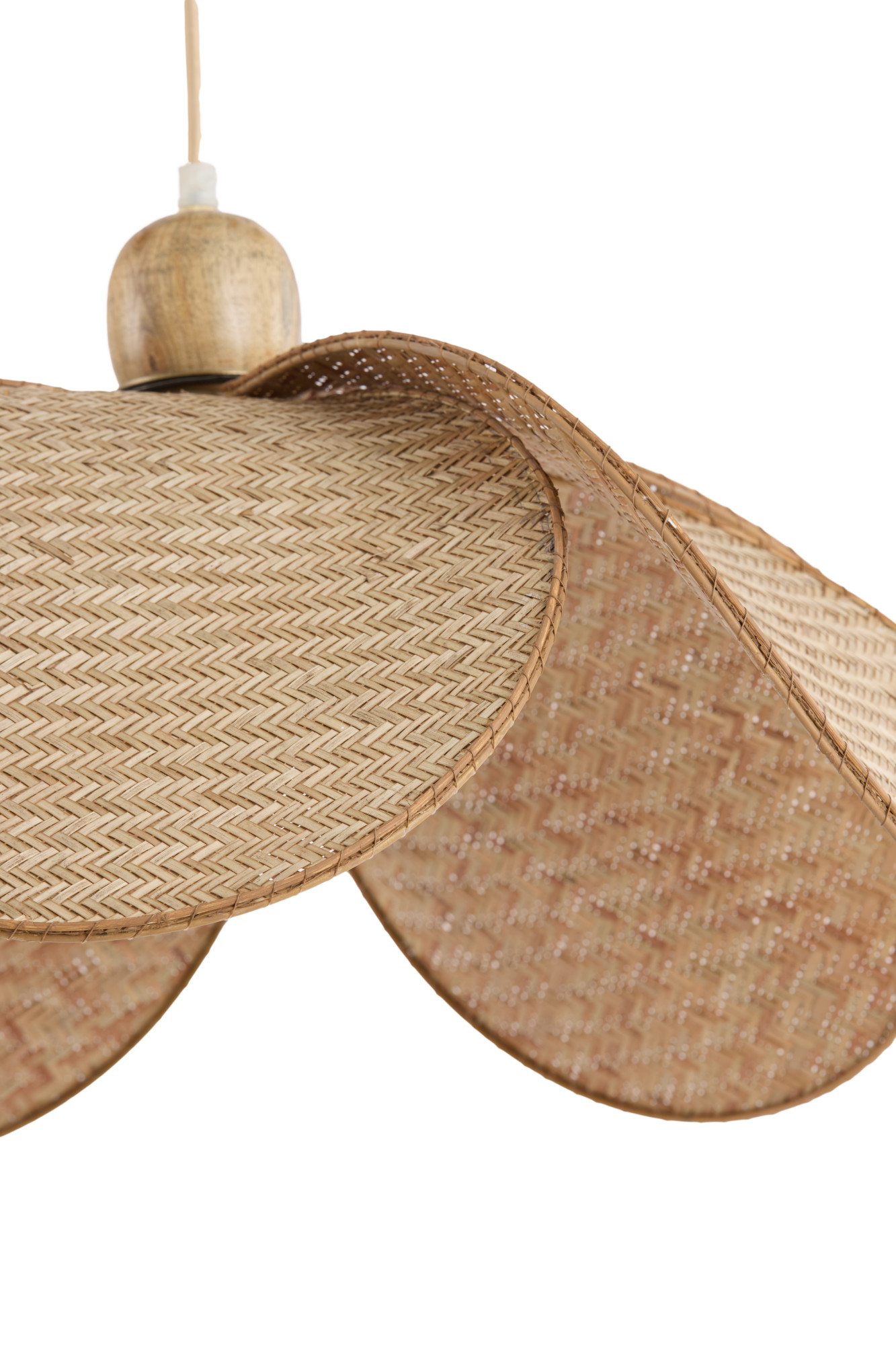 Suspension en rotin en teinte naturelle Light & Living Lavrio – Image 5