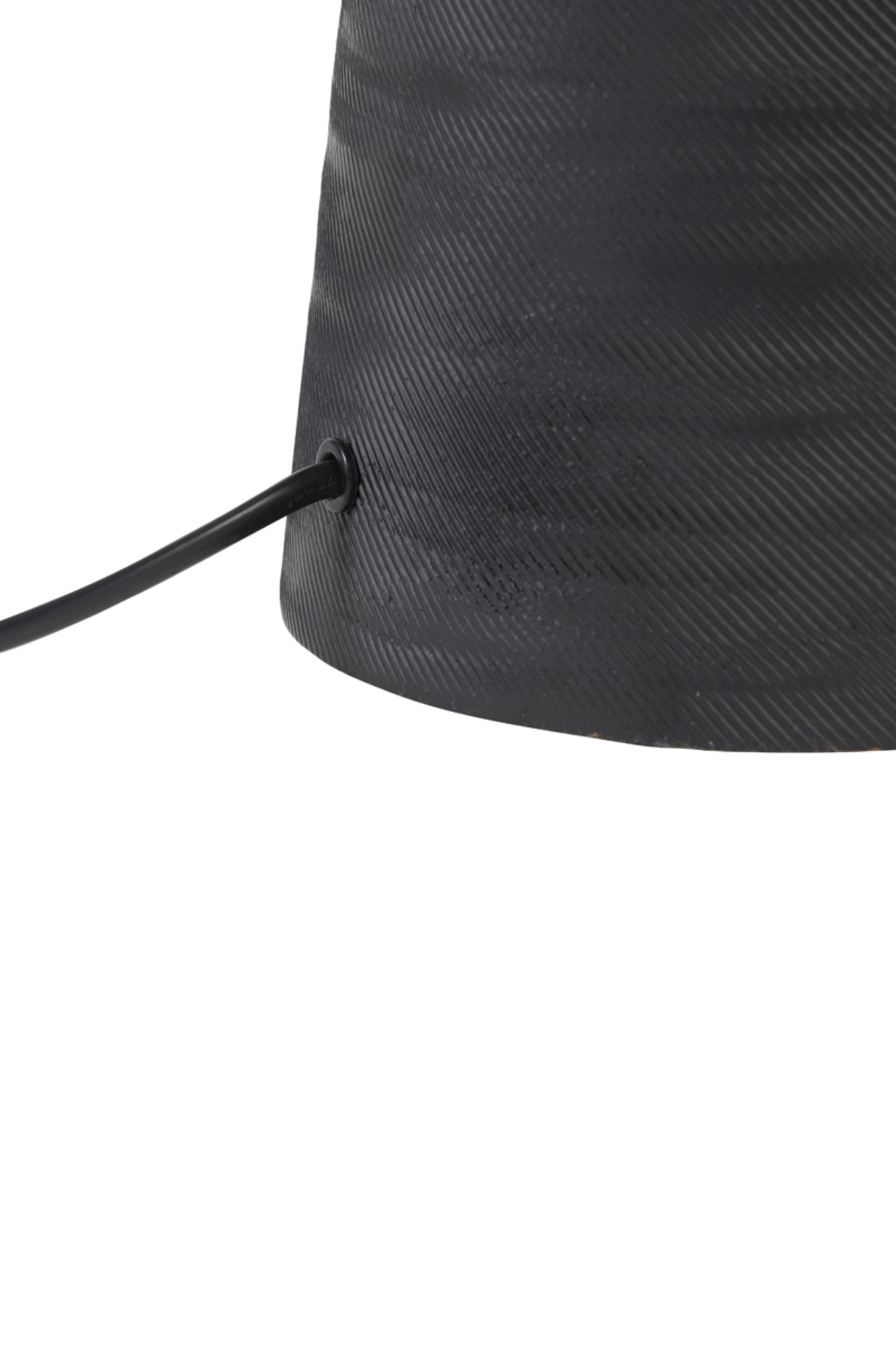 Lampe de table noire en plastique Light & Living Lilou – Image 3