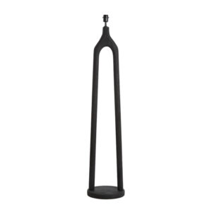 Piedestal de lampe noire design moderne Light & Living Xitta