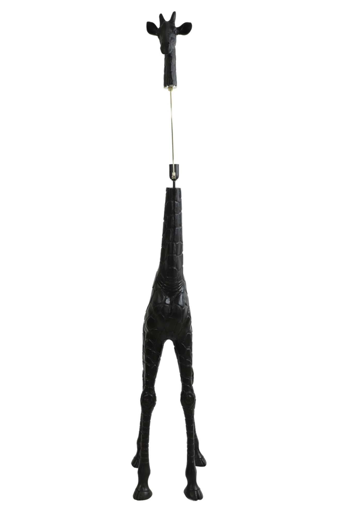 Grand lampadaire girafe noir Light & Living Giraffe – Image 6