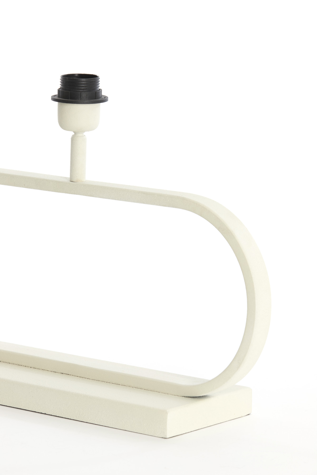 Petite base de lampe blanche moderne Light & Living Jamiro – Image 5