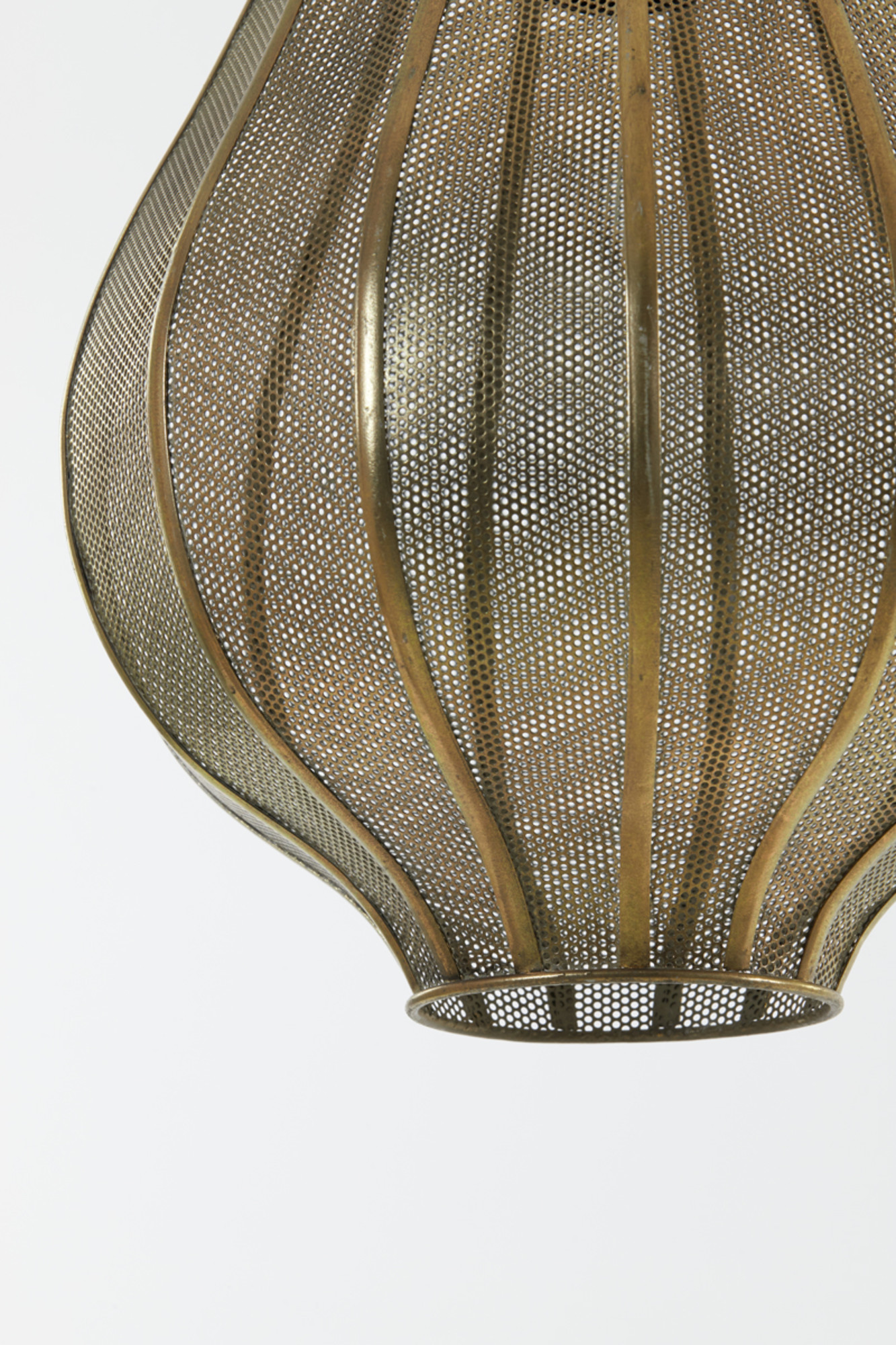 Suspension en métal doré Light & Living Micha – Image 4