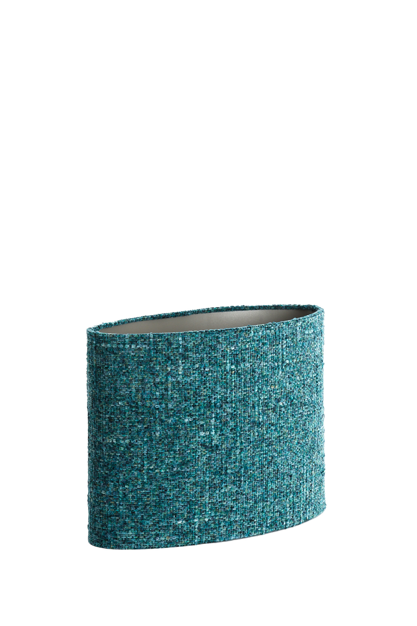 Abat-jour cylindrique en tissu turquoise Light & Living Osire – Image 3