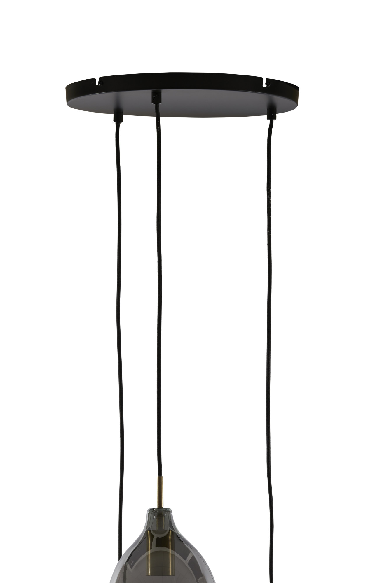 Suspension en verre à trois points lumineux Light & Living Lukaro – Image 6