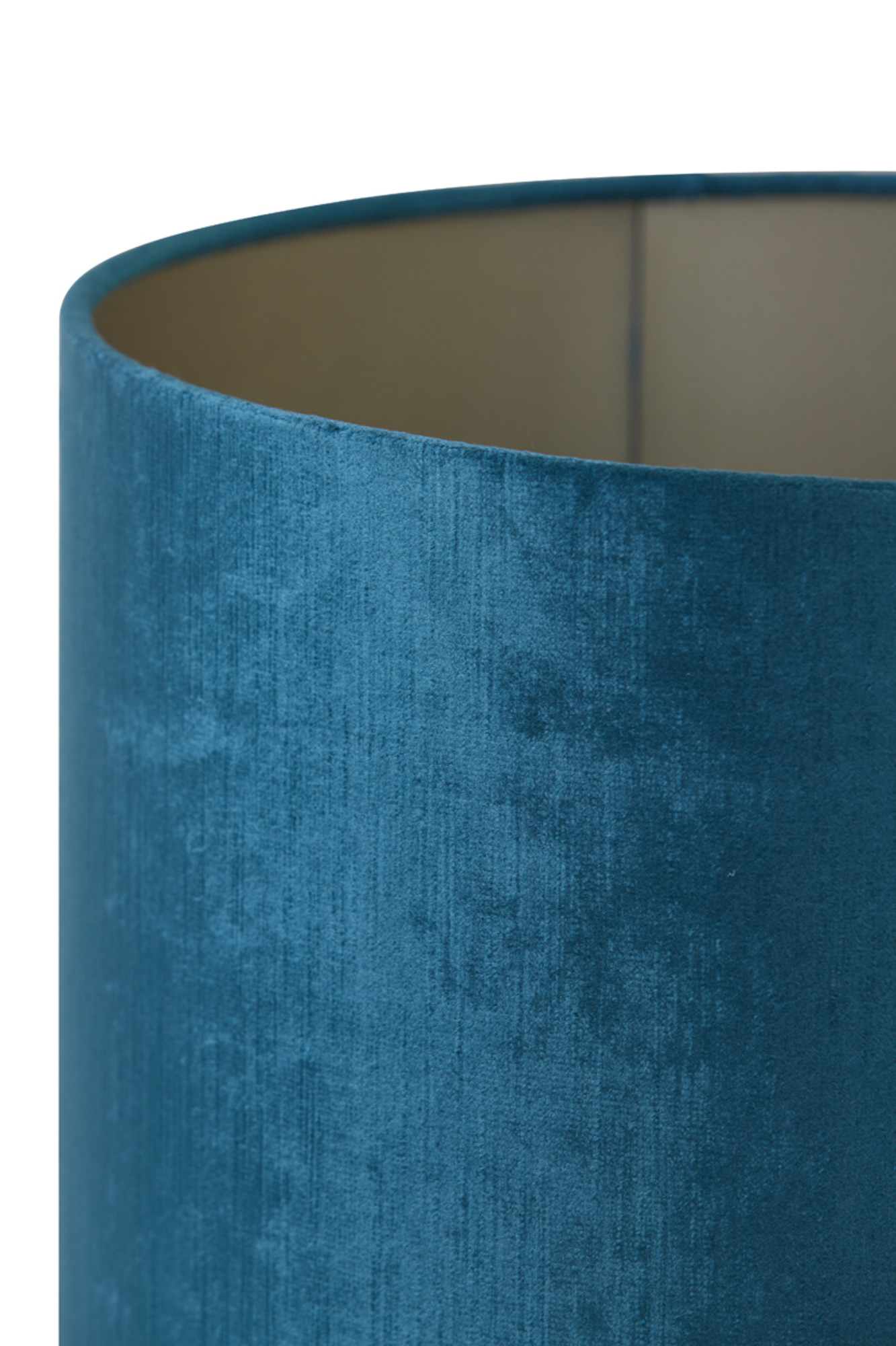 Abat-jour en velours bleu canard Light & Living Gemstone – Image 5