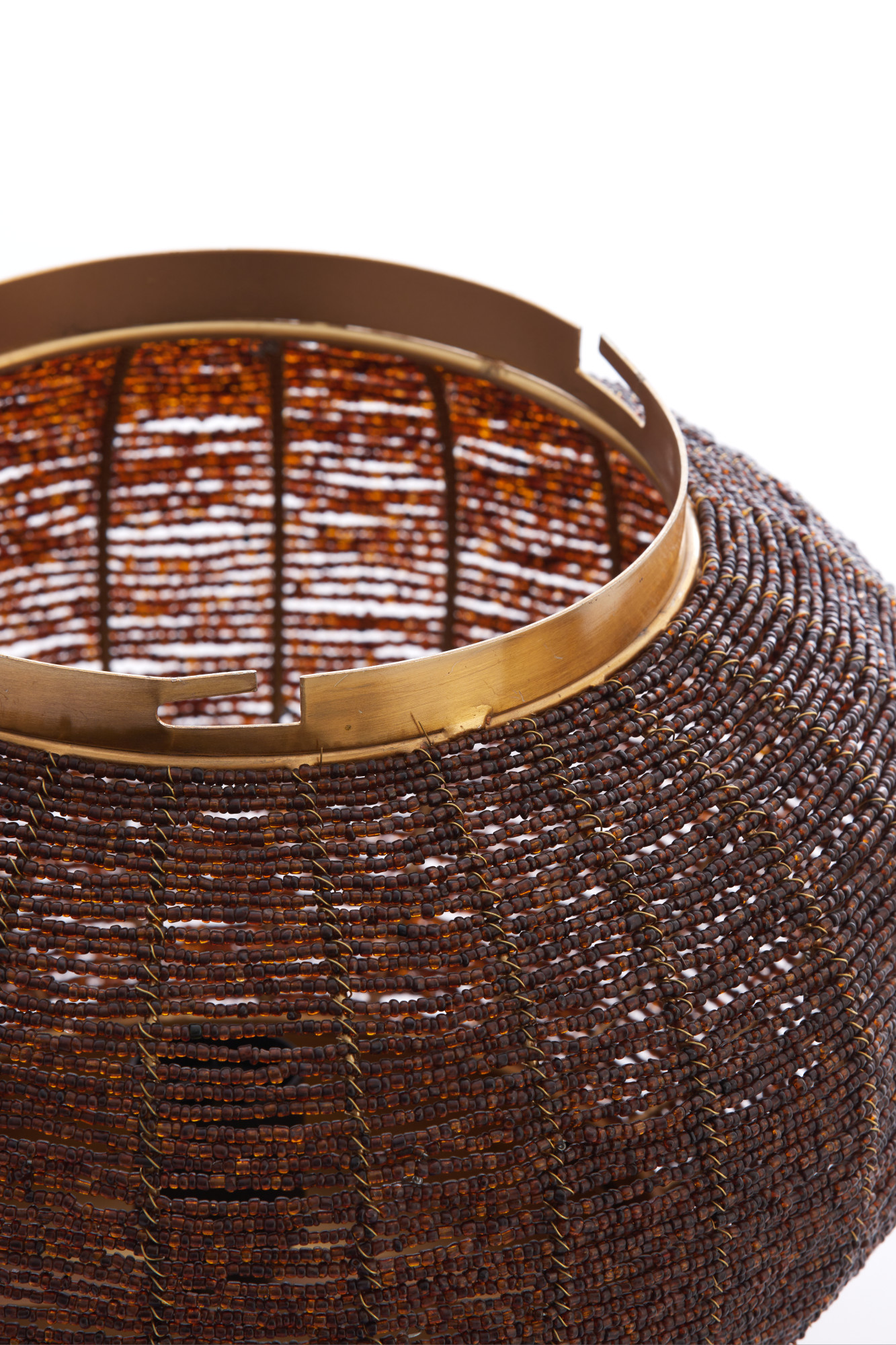 Suspension décorative à perles dorées Light & Living Cetara – Image 4