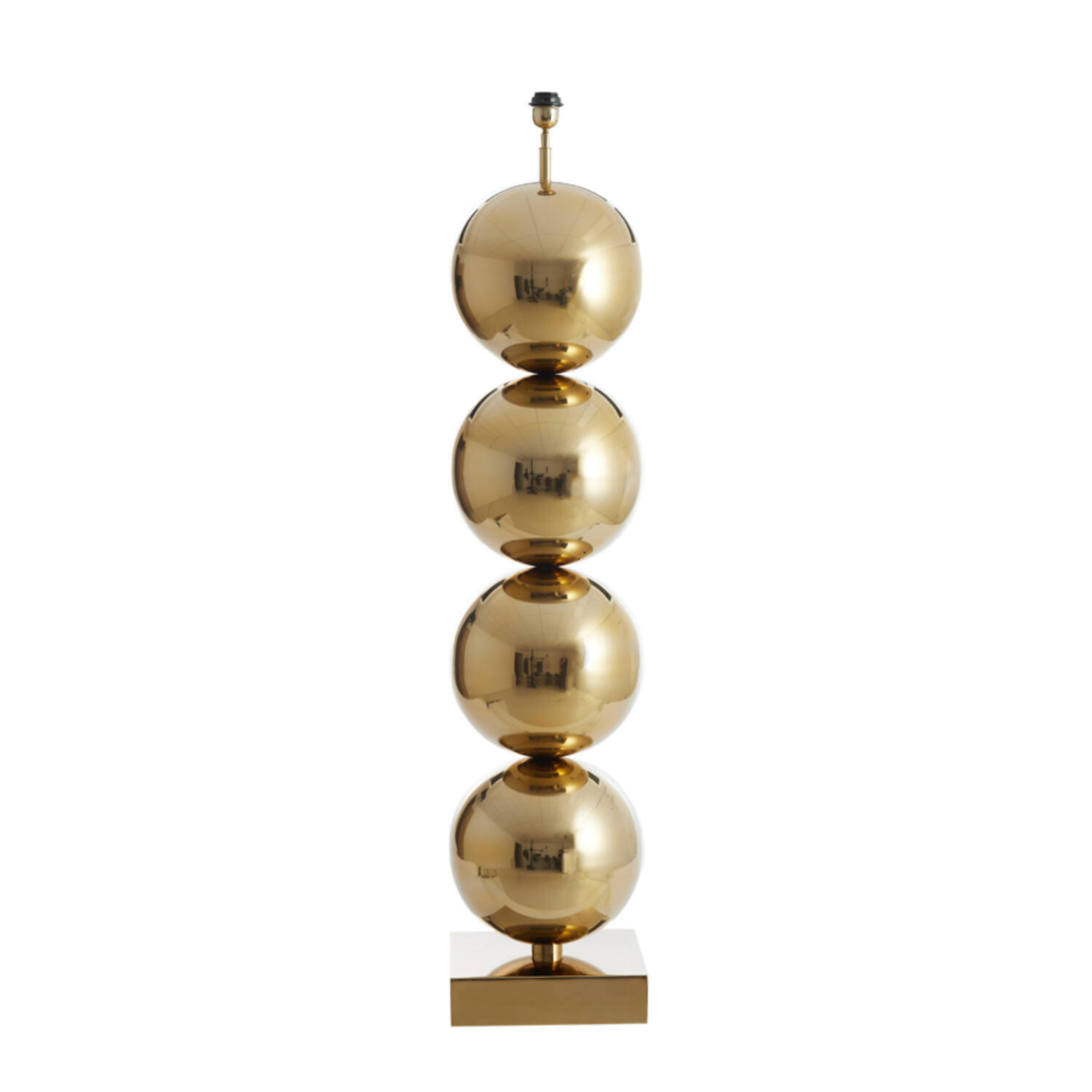 Pied de lampe classique avec boules dorées Light & Living Lovis
