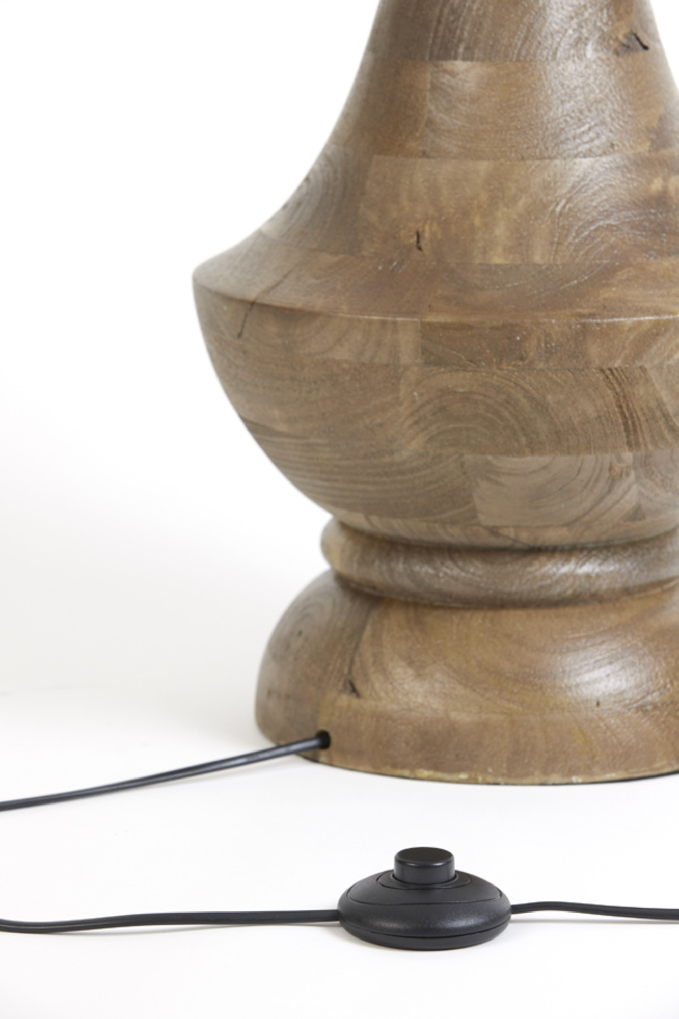 Base de lampe moderne en bois Light & Living Nicolo – Image 5