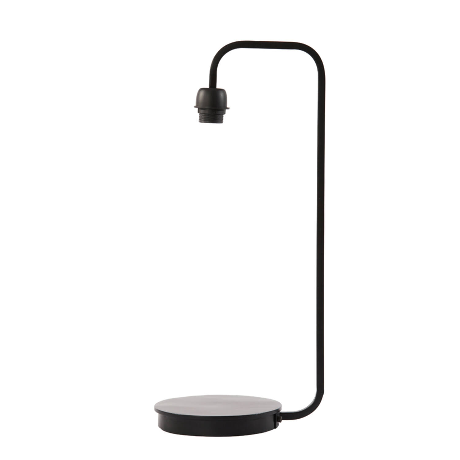 Piedestal de lampe noir moderne Light & Living Mareno