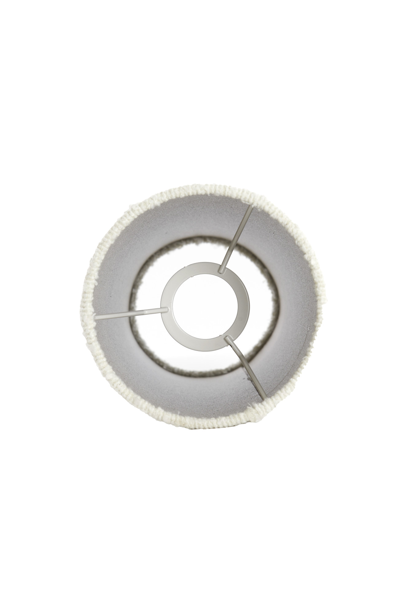 Abat-jour en tissu couleur ivoire Light & Living Oruro – Image 5