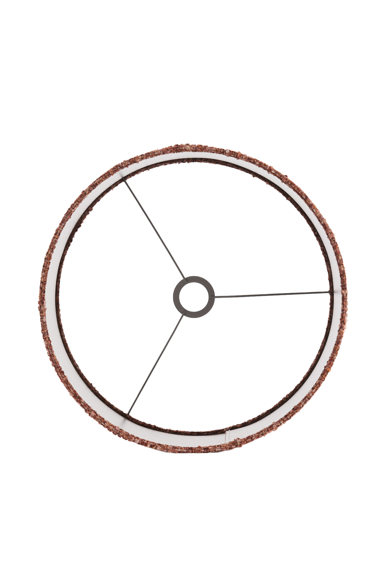 Abat-jour en tissu couleur terracotta Light & Living Osire – Image 6