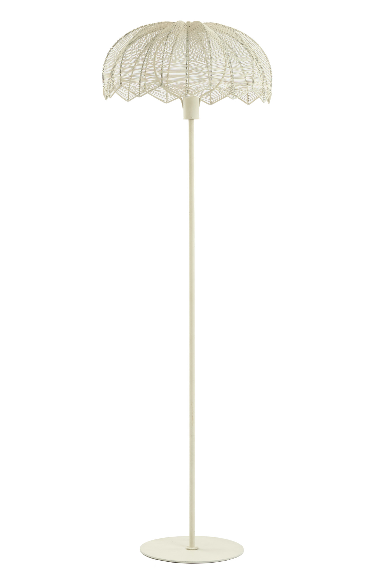 Lampadaire ajouré blanc Light & Living Espelo – Image 2