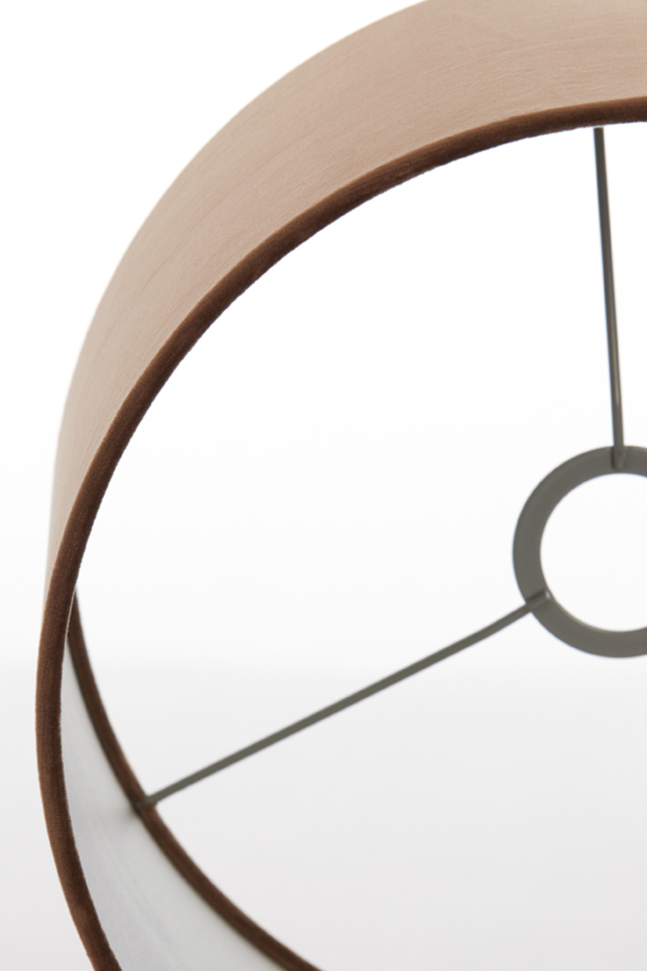 Abat-jour cylindrique en marron Light & Living Velours – Image 8