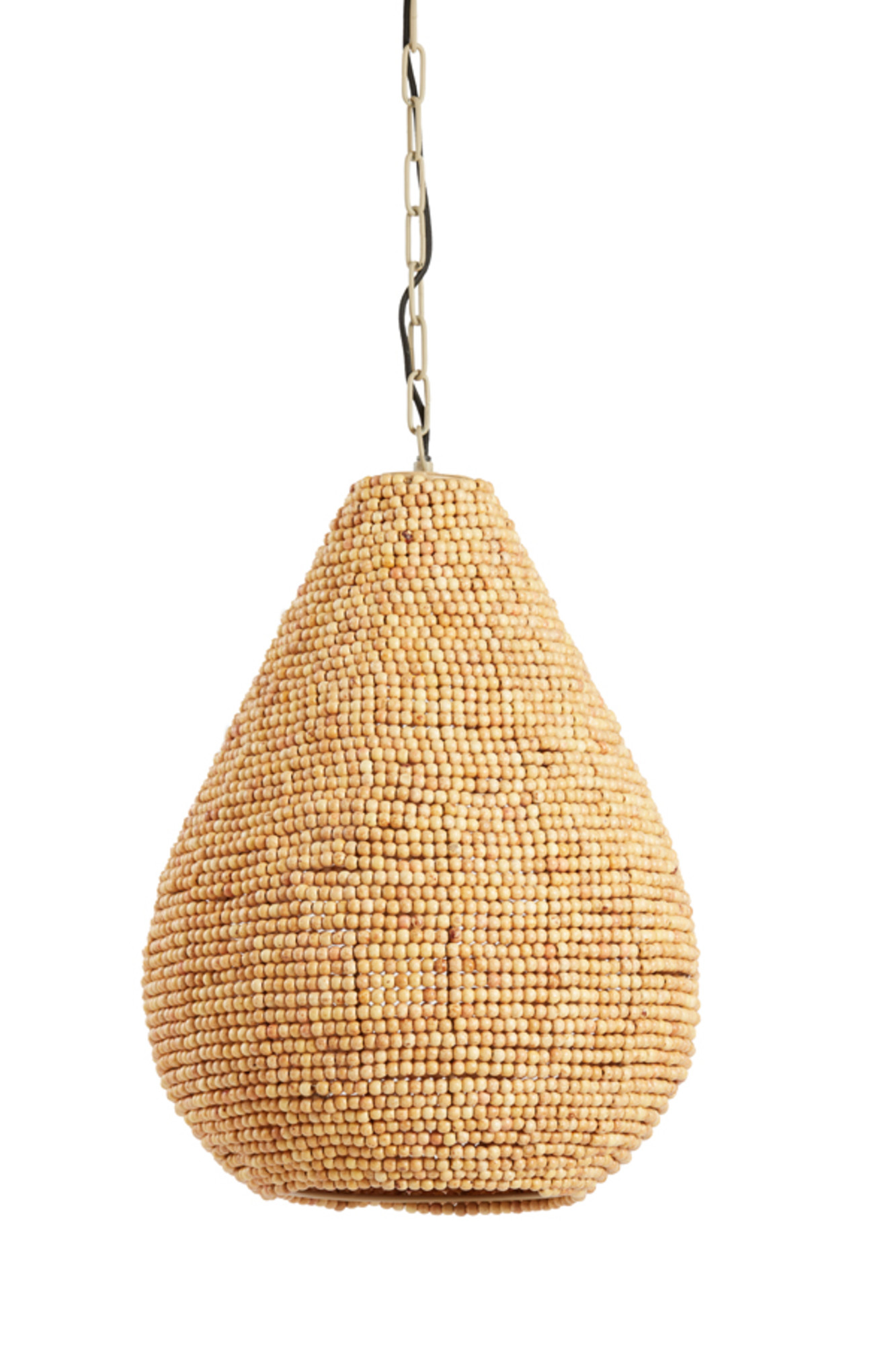 Suspension goutte en perles de bois Light & Living Kabinda – Image 2