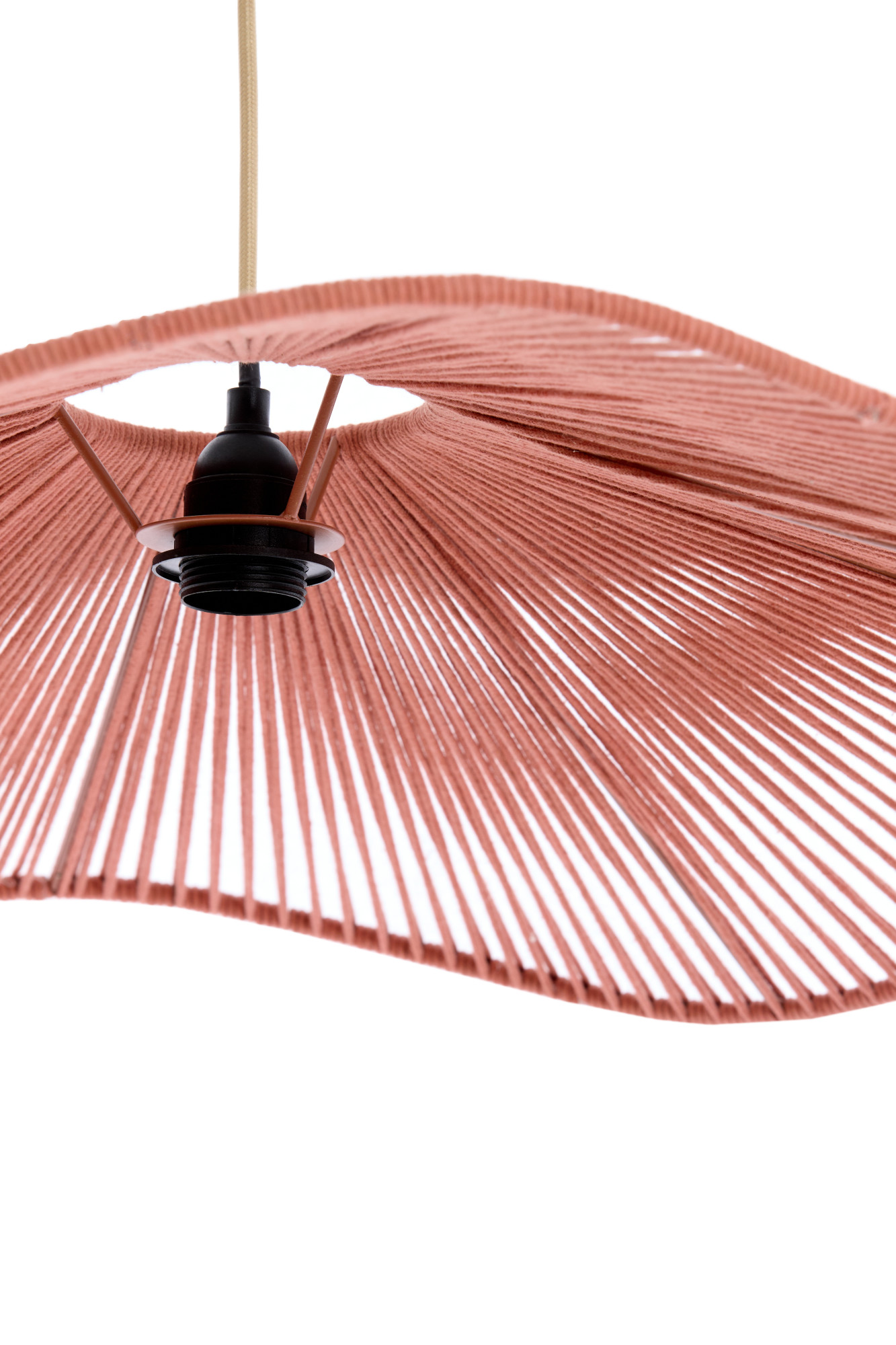 Suspension rose au design ondulé Light & Living Rafa – Image 4