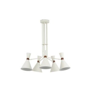 Suspension vintage en métal blanc Light & Living Hoodies