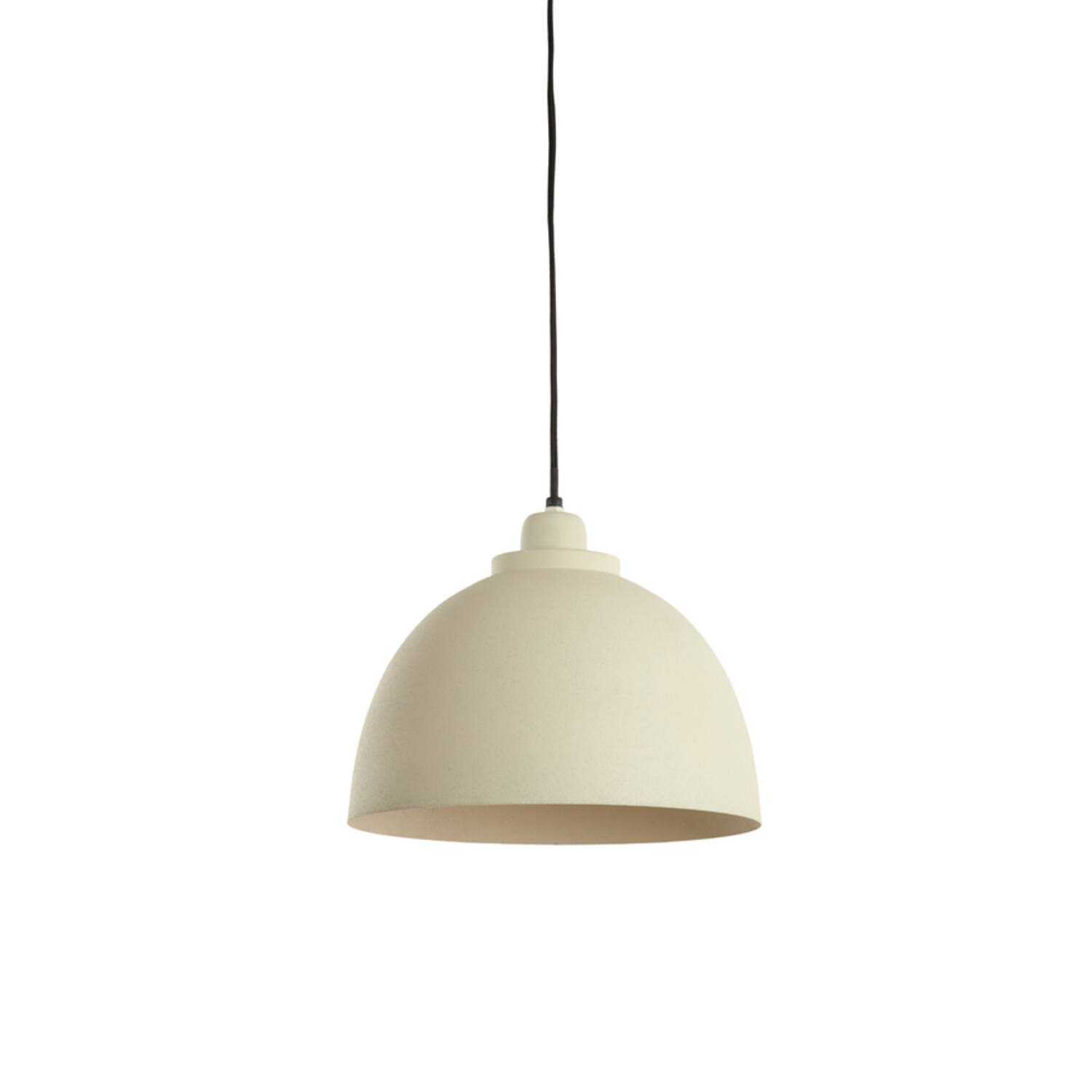 Suspension demi-ronde blanche moderne Light & Living Kylie