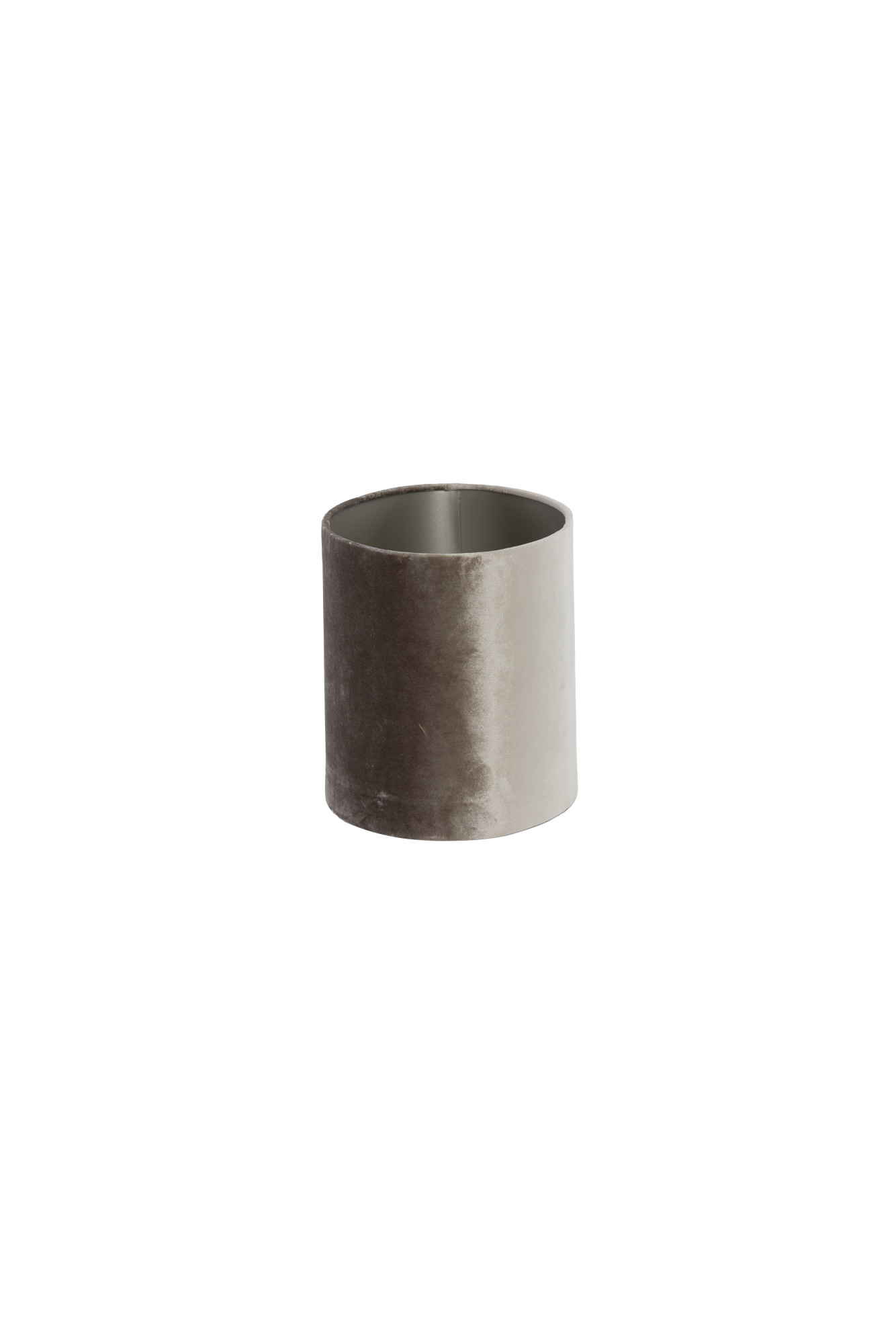 Abat-jour cylindrique en velours taupe Light & Living Palata – Image 4