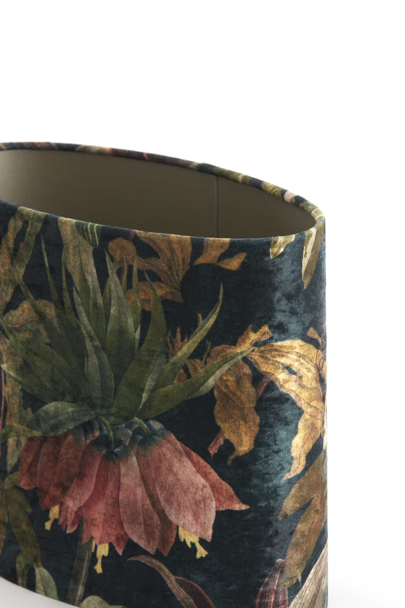 Abat-jour en velours avec imprimé floral Light & Living Passion – Image 5