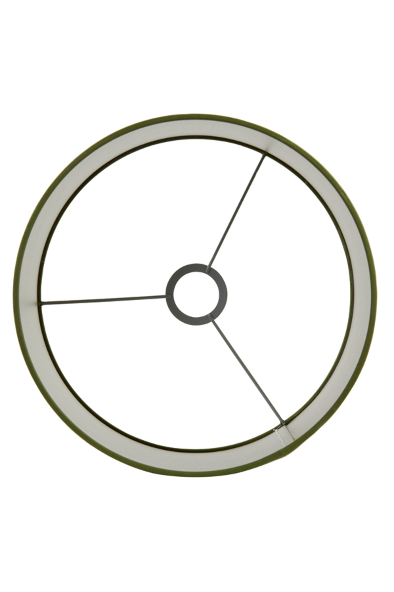 Abat-jour en tissu vert en forme cylindrique Light & Living Tweed – Image 6