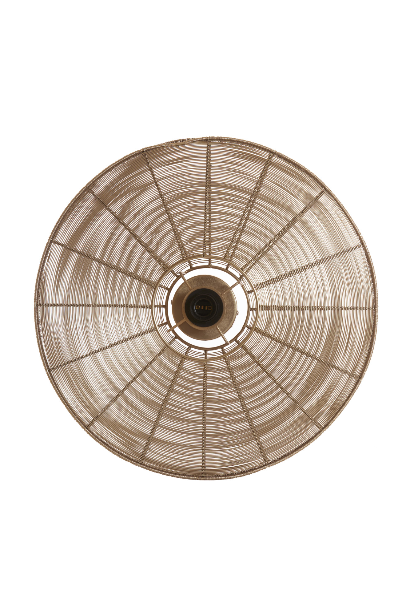 Plafonnier en forme de soucoupe en rotin Light & Living Bahala – Image 3