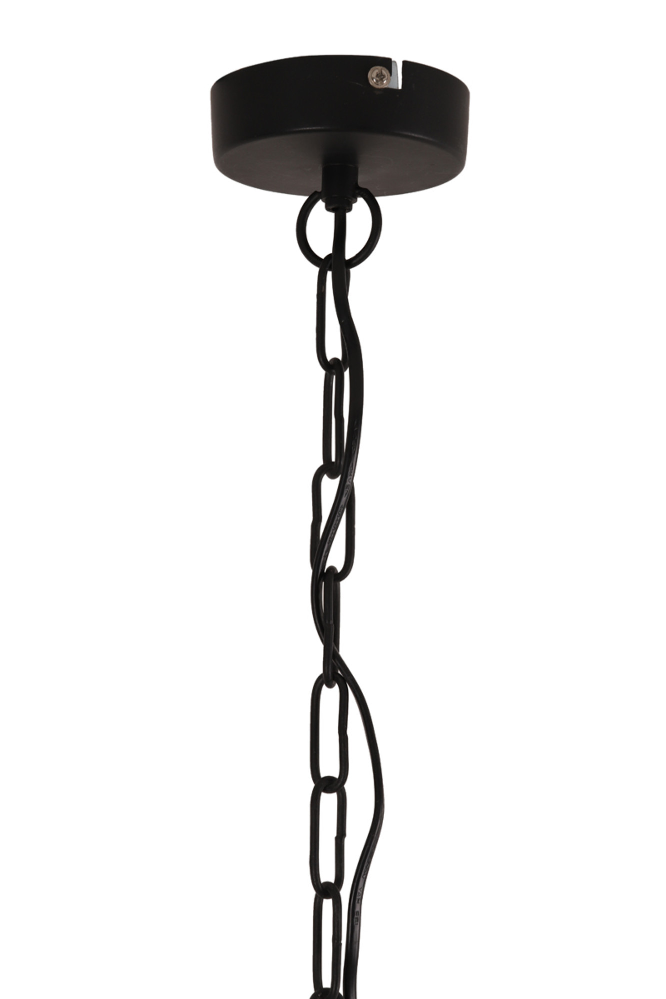 Suspension noire avec abat-jour industriel Light & Living Kylie – Image 9