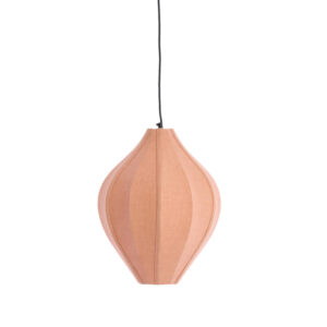 Suspension en lin en forme de goutte Light & Living Pasto