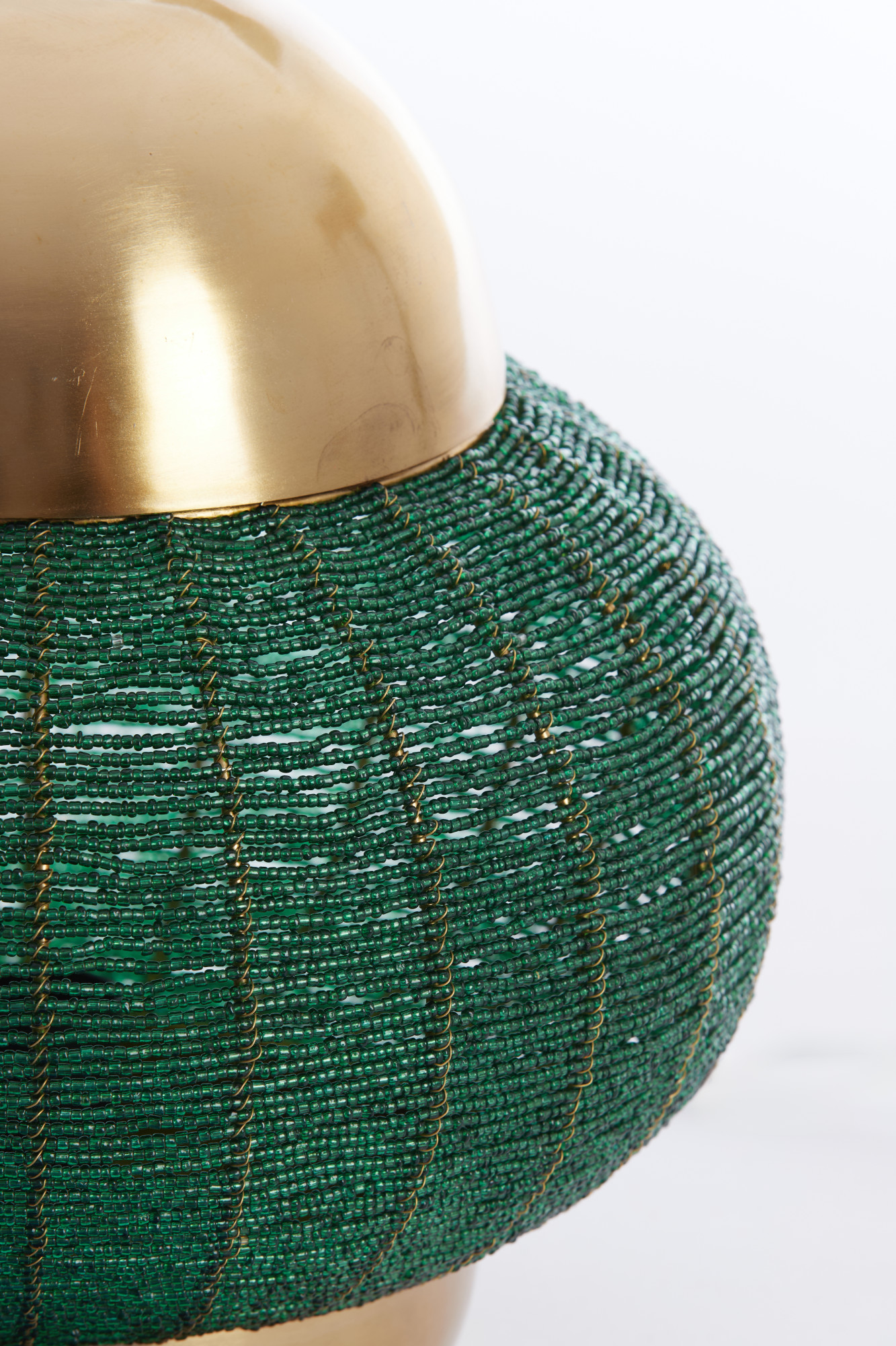 Suspension vert-doré avec abat-jour design Light & Living Cetara – Image 3