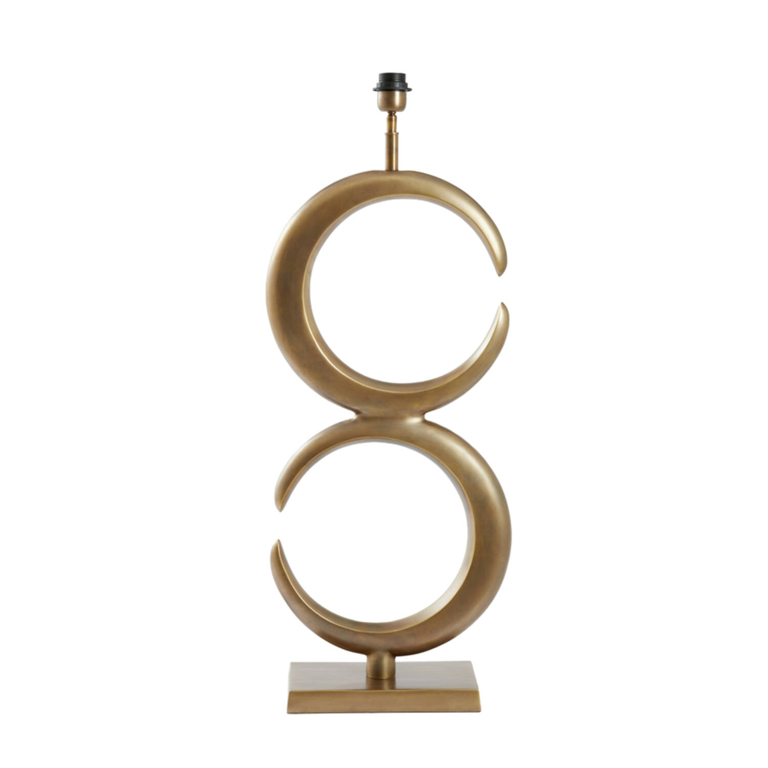 Socle de lampe décoratif en bronze Light & Living Lune