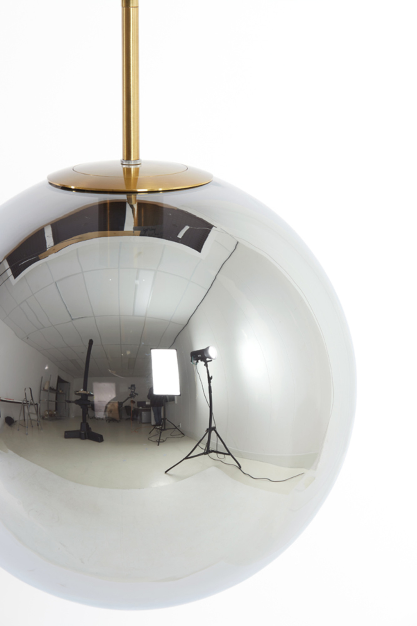 Suspension sphérique argentée Light & Living Medina – Image 3