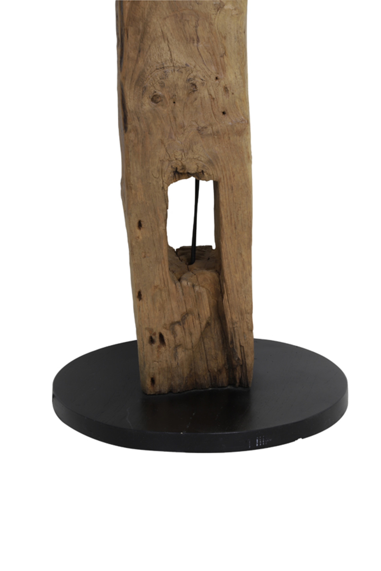 Piedestal de lampe en bois avec apparence naturelle Light & Living Karlovo – Image 6