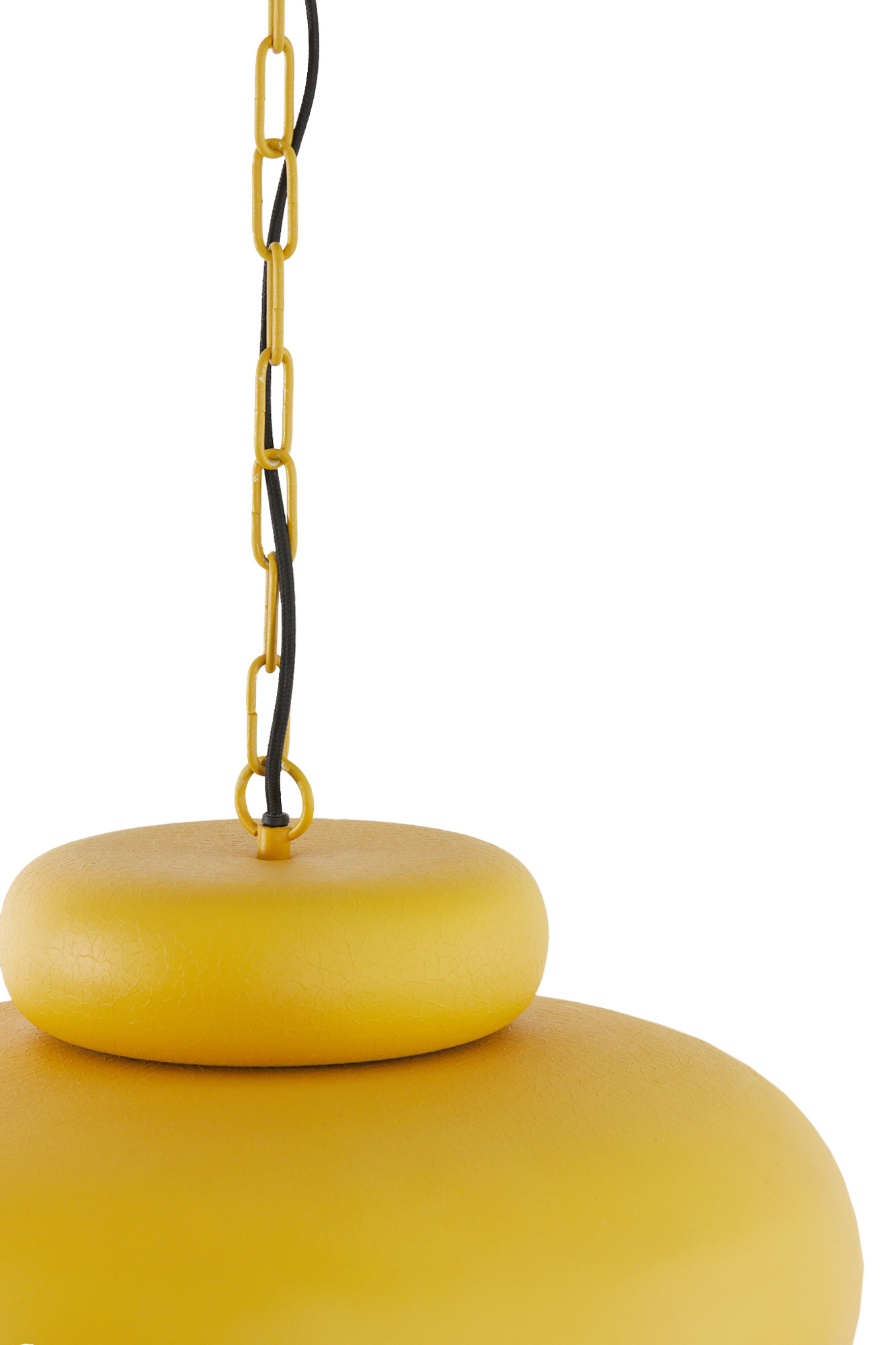 Suspension jaune rétro à forme ludique Light & Living Neiva – Image 3