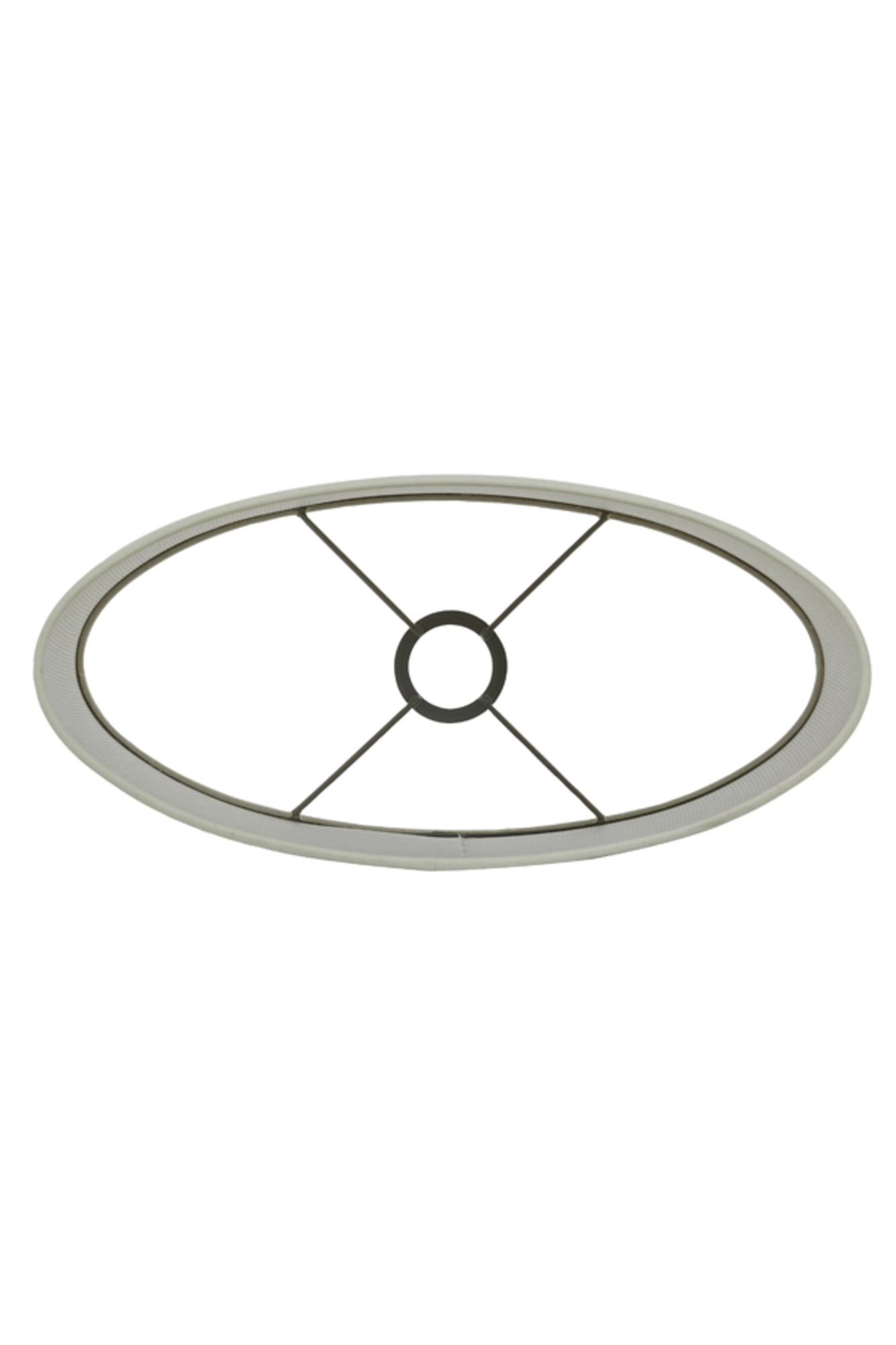 Abat-jour beige en forme cylindrique en tissu Light & Living Breska – Image 7