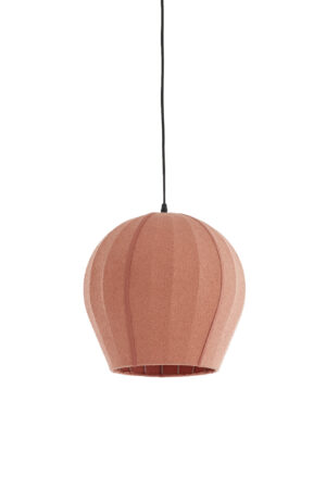 Alternative view of Suspension en tissu terracotta au style chaleureux Light & Living Zagori