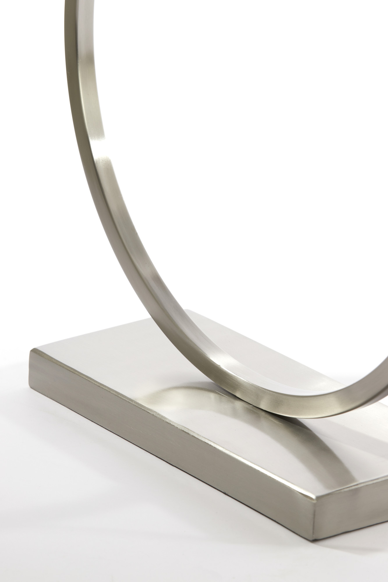 Socle de lampe moderne en métal rond Light & Living Liva – Image 5