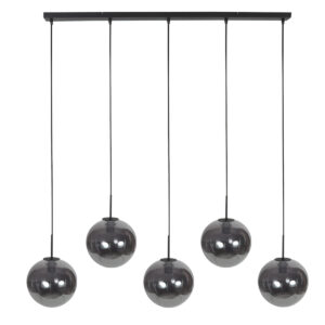 Suspension allongée avec 5 verres fumés ronds Mexlite HaloSwap