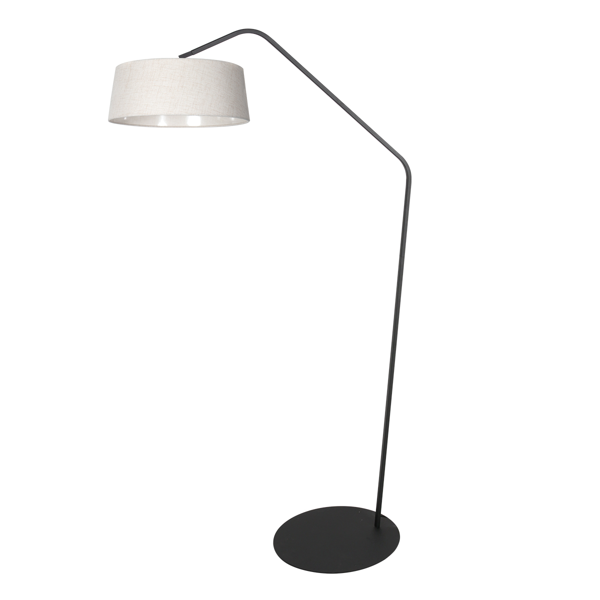 Lampadaire tendance avec abat-jour beige Anne Lighting ZigZag – Image 2