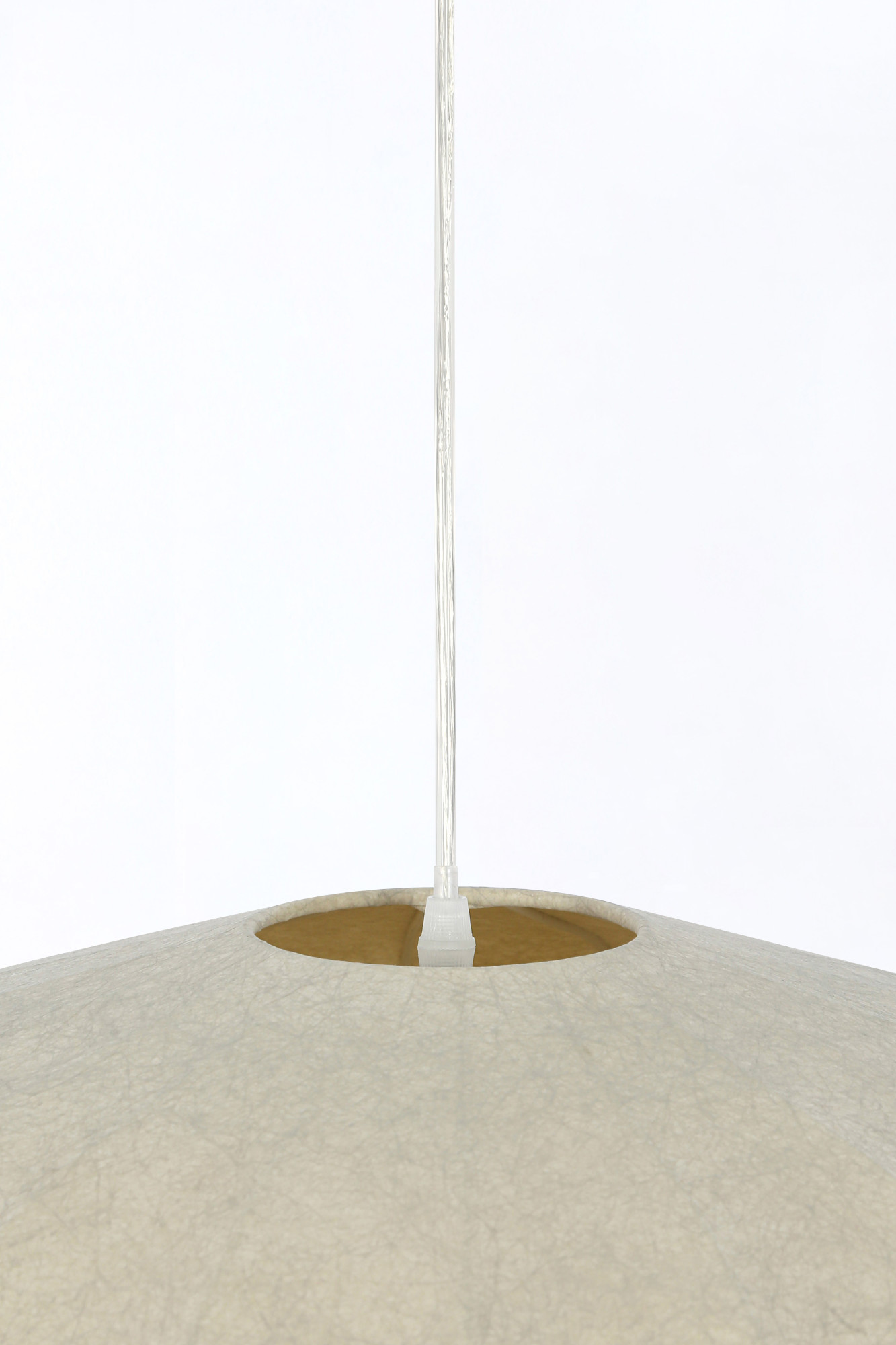 Suspension ronde crème avec abat-jour textile Light & Living Fay – Image 5