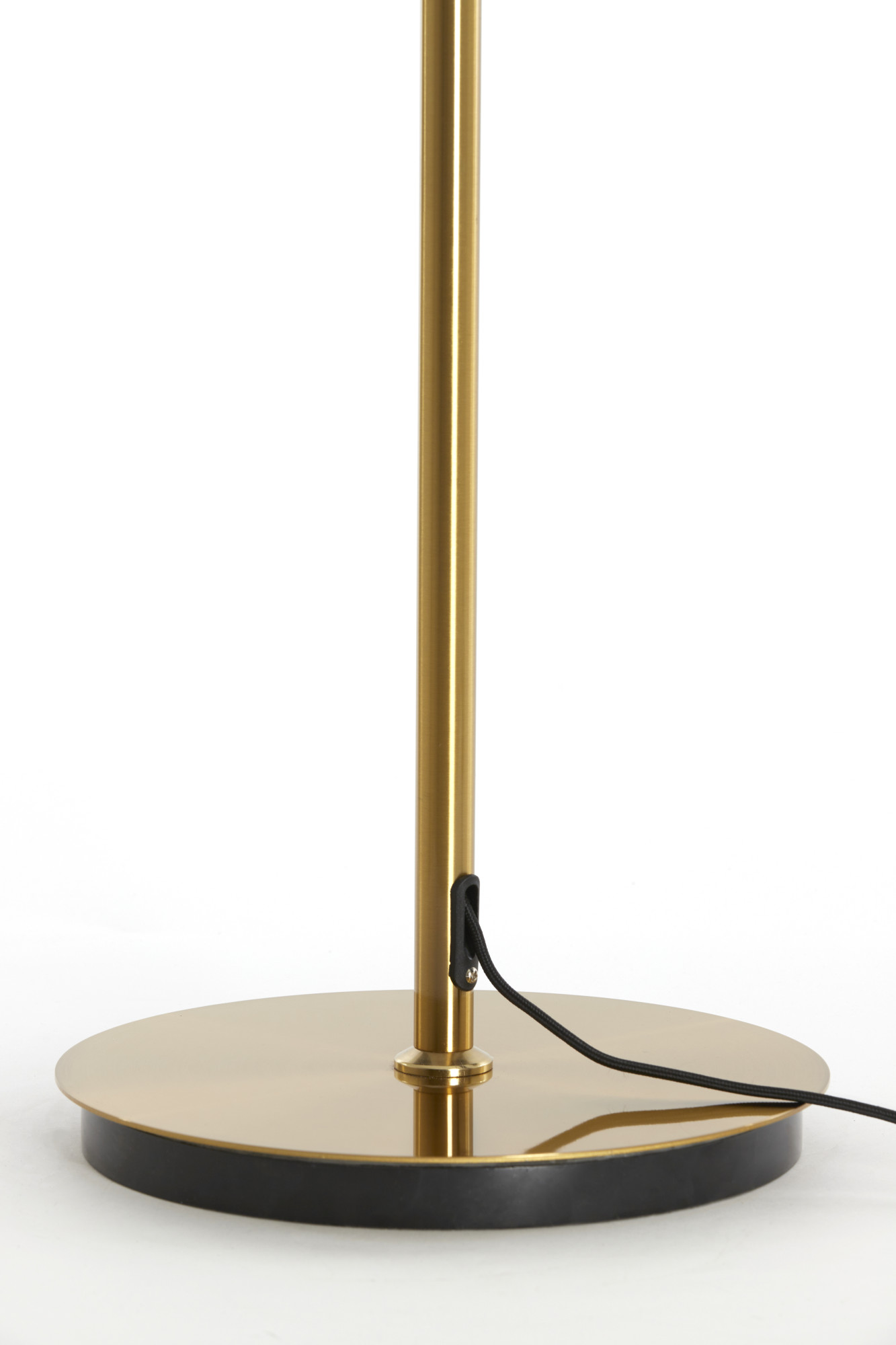 Lampadaire doré et vert avec verre strié Light & Living Fungo – Image 6