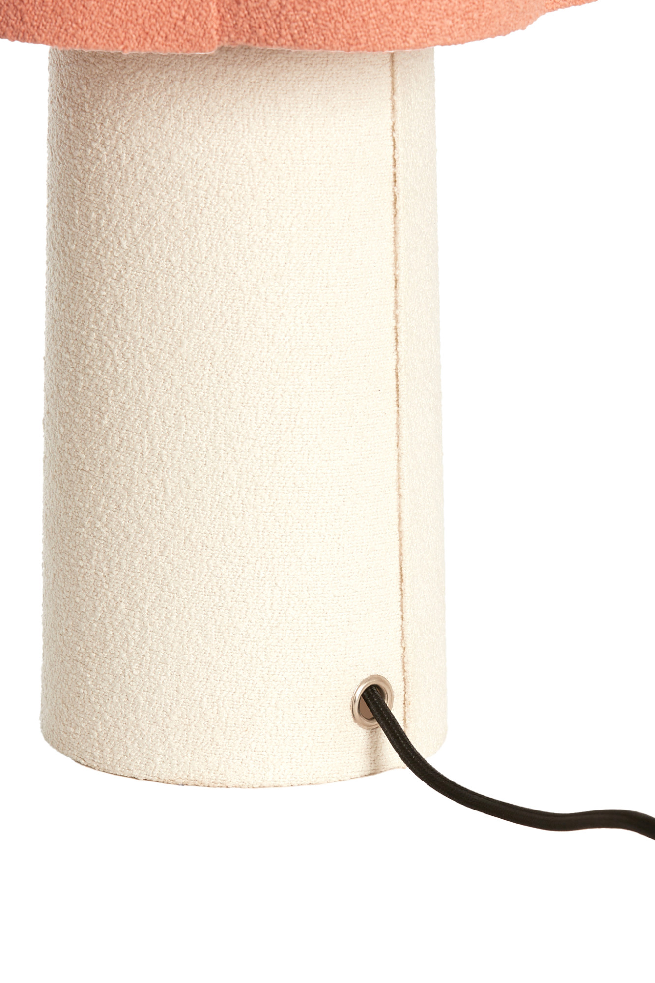 Lampe avec abat-jour rose en tissu Light & Living Musaby – Image 6