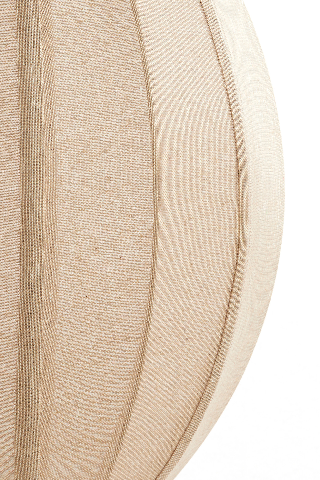 Suspension ovale en tissu beige Light & Living Milatos – Image 7