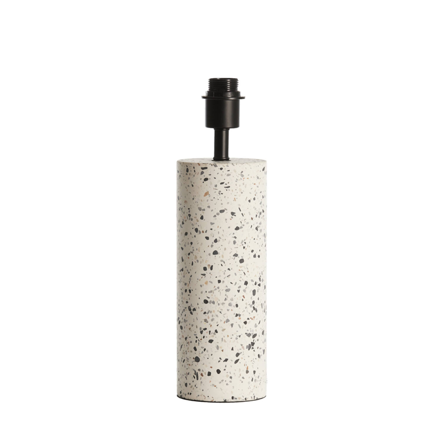 Socle de lampe cylindrique motif terrazzo Light & Living Randy
