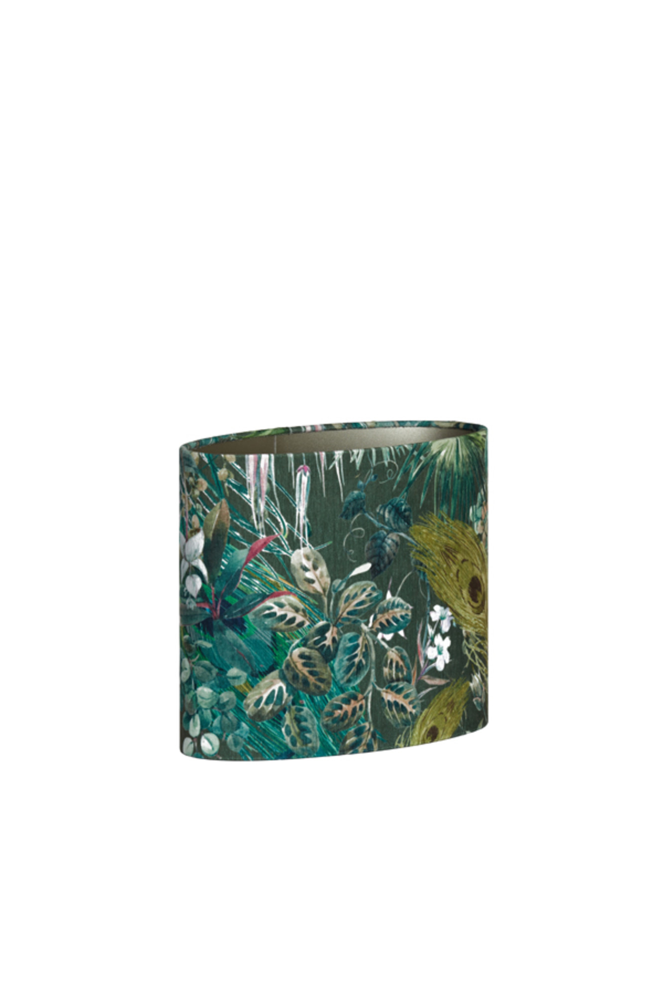 Abat-jour vert avec décoration de feuilles Light & Living Xenia Flora – Image 3