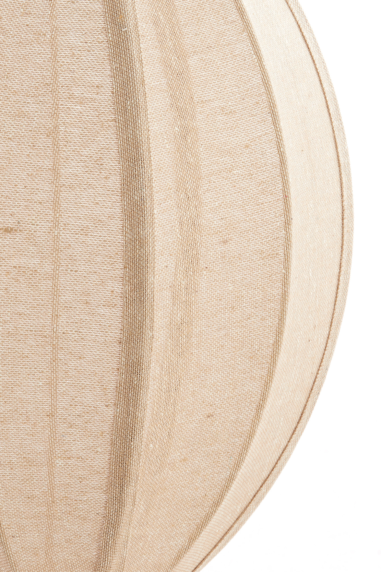 Suspension ovale beige avec abat-jour en tissu Light & Living Milatos – Image 7