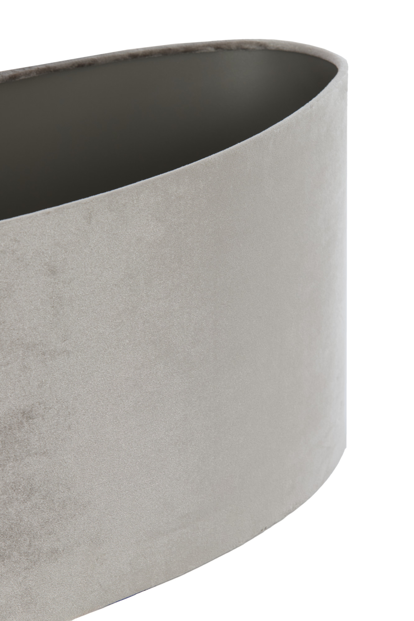 Abat-jour cylindrique en velours taupe Light & Living Palata – Image 6