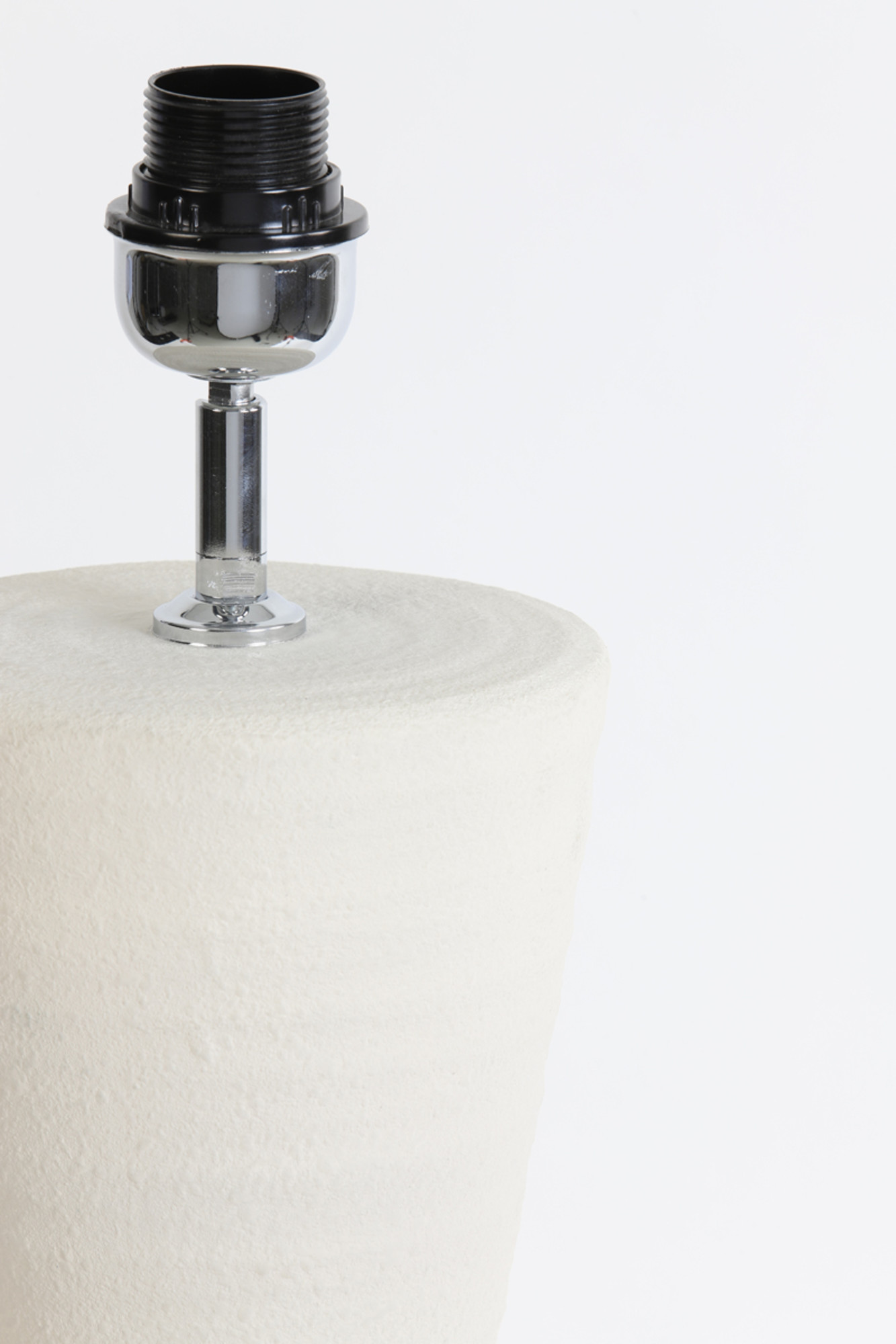 Pied de lampe blanc au design sculptural Light & Living Ayla – Image 3