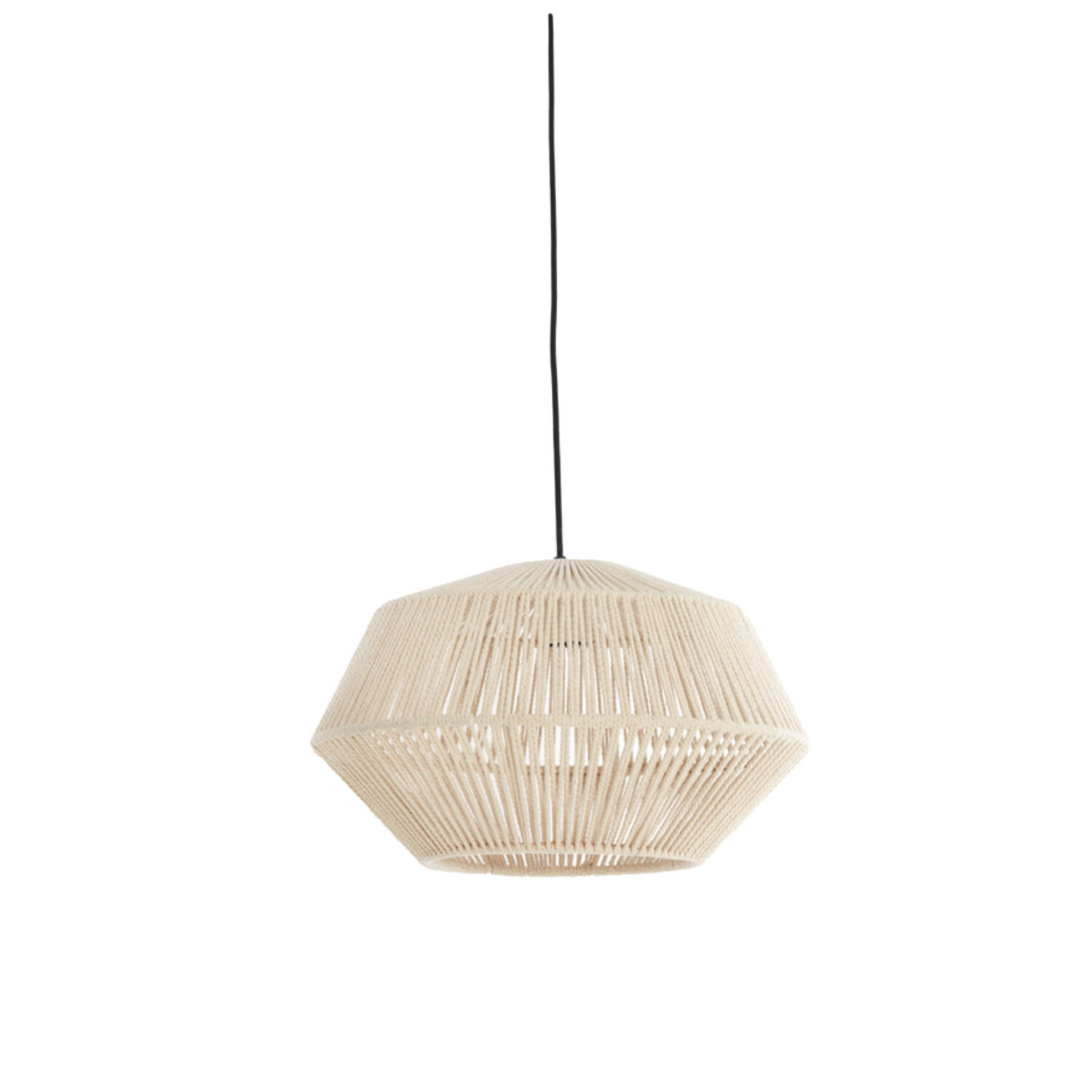 Suspension en fil beige clair Light & Living Deya