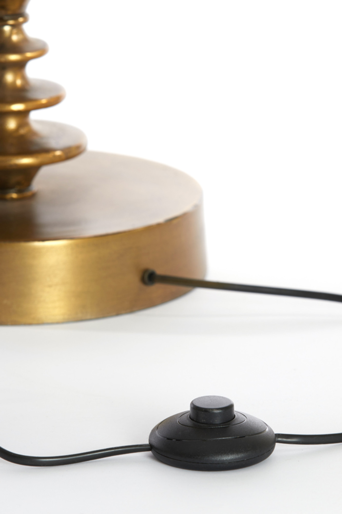 Long pied de lampe moderne marron Light & Living Stevie – Image 7